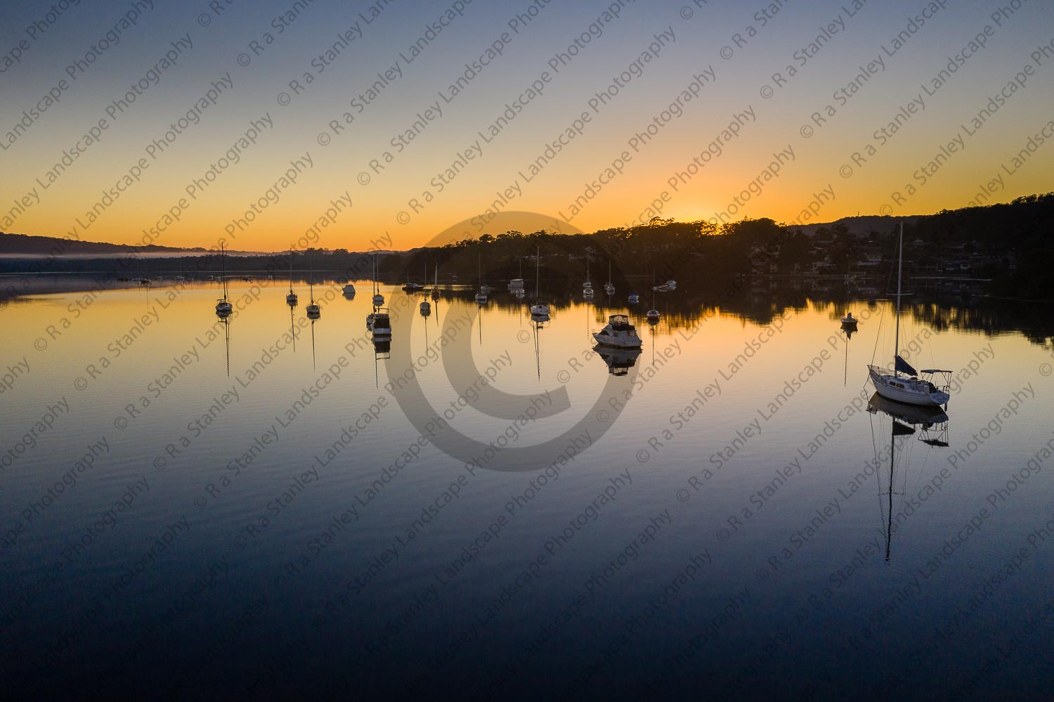 Boats in Calm Water (70543), photo, photograph, image | R a Stanley ...